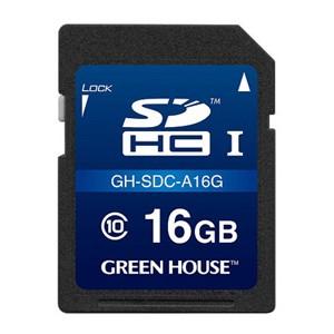 【メール便選択可】グリーンハウス GH-SDC-A16G ドラレコ アクションカメラ向けSDHCカード 16GB｜akibaoo