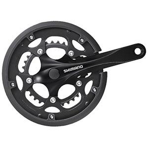 シマノ - SHIMANO スターター 50/34T 170粍 8S チェーン店かばい立て付 FC-RS200 EFCRS200C04C