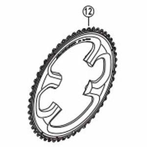 シマノ - SHIMANO Y1N298140 FC-9000 11S チェーン店輪っか 55T-ME 55-42T 用 自転車車体-自転車-車、バイク、自転車