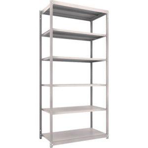 トラスコ M1.5-8466 NG M1.5型軽中量棚 1160X595X2400 6段単体 ネオグレー TRUSCO メーカー直送 代引不可