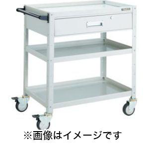 トラスコ BDW-973YU-YG バーディワゴン 750X500 深型1段引出付 ウレタン YG色 TRUSCO メーカー直送 代引不可