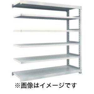 トラスコ M5-6466B NG M5型中量棚 1200X571XH1800 6段 連結 ネオグレー TRUSCO メーカー直送 代引不可