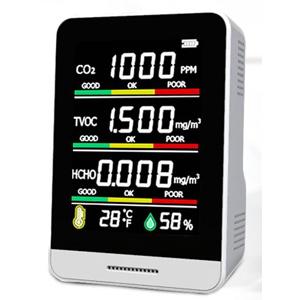 セット商品 ヒロコーポ HCOM-CN001 CO2 濃度 測定器 ホワイト 20個セット｜akibaoo