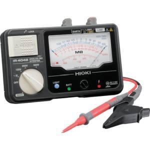 IR4042-10(検査成績表、校正証明書、トレーサビリティ体系図付) アナログ絶縁抵抗計(4レンジ) 1台 HIOKI(日置電機) 【通販モノタロウ】