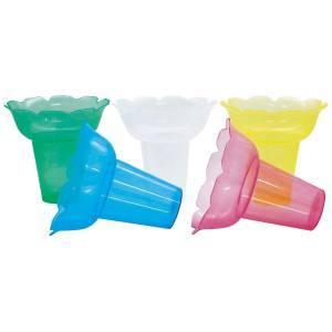 EBM PP フラワー氷カップ 500入 5色×100 江部松商事