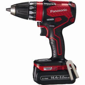 パナソニック EZ74A3LJ2F-R デュアル 14.4V5.0Ah 充電式ドリルドライバー 赤 Panasonic