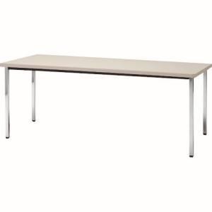 トラスコ TDS1845-NG 会議用テーブル 1800X450XH700 角脚 下棚無し ニューグレー TRUSCO メーカー直送 代引不可 北海道 沖縄 離島不可