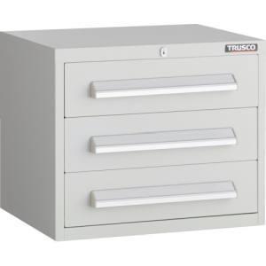 トラスコ WLVR424W WLVR型キャビネット 500X412XH420 引出3段 W色 TRUSCO メーカー直送 代引不可 北海道沖縄離島不可
