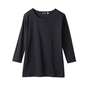 住商モンブラン CE423-1 Tシャツ 兼用 8分袖 黒 SSサイズ : あきばおー