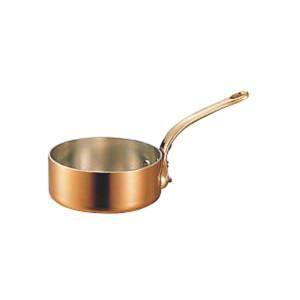 和田助製作所 SW 銅極厚浅型片手鍋 真鍮柄 24cm