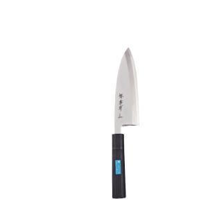 青木刃物 堺孝行 抗菌PC黒柄和包丁出刃 21cm No 04739