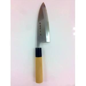 青木刃物 堺孝行 青二鋼 和包丁 出刃 21cm No.01039