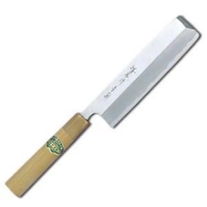 青木刃物 堺孝行 青二鋼 和包丁 薄刃 19.5cm No.01064