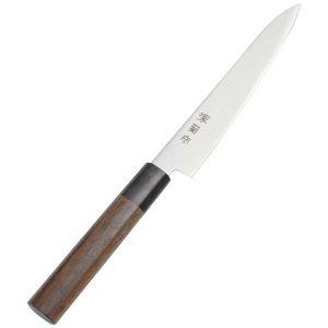 河村刃物 堺 菊守 和式 ぺティナイフ 両刃 紫檀柄 15cm