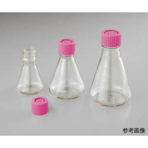 アズワン 4-2671-03 ビオラモディスポ滅菌三角フラスコ 500mL ベントフィルターキャップ 12個入