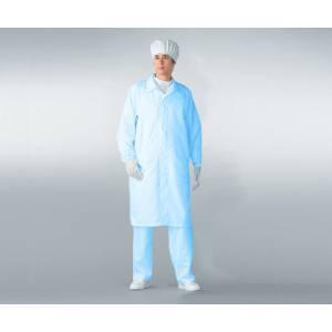 アズワン 6-7590-07 無塵衣AS206C 男女兼用コート ブルー 5L