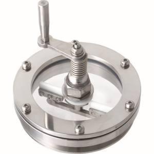 ステンレスのぞき窓(ワイパー付き) 3-142-01 NMBW-3S メーカー直送 代引不可 沖縄 離島不可