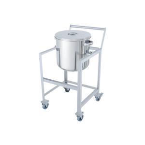 日東金属工業 DT-ST-ASCC-39 ステンレス鏡板型汎用容器 45L 架台付 取っ手 蓋置付 メーカー直送 代引不可 北海道沖縄離島不可 受注生産