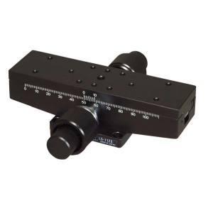 中央精機 LS-112WS DT X軸ステージ 40×140 粗微動両ハンドル メーカー直送 代引不可 北海道沖縄離島不可