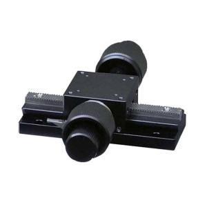 中央精機 LS-414WSL1 長作動ステージ レール長100mm 粗微動両ハンドル メーカー直送 代引不可 北海道沖縄離島不可