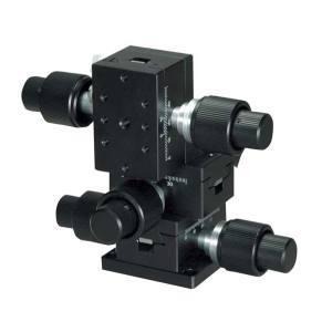 中央精機 LT-612WSL DT X Y Z軸ステージ 40×60 粗微動両ハンドル メーカー直送 代引不可 北海道沖縄離島不可