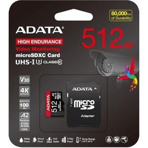 メール便選択可】ADATA AUSDX512GUI3V30SHA2-RA1-I マイクロSDXC512GB