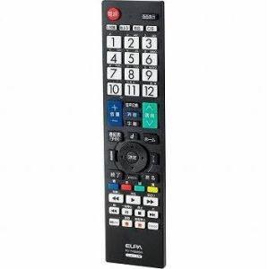 エルパ RC-TV009SH 卸し売り購入 可愛いクリスマスツリーやギフトが！ テレビリモコン シャープ ELPA 朝日電器