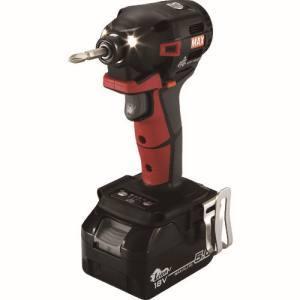マックス PJ-ID153R-B2C/1850A 充電式ブラシレスインパクトドライバ18Vセット赤