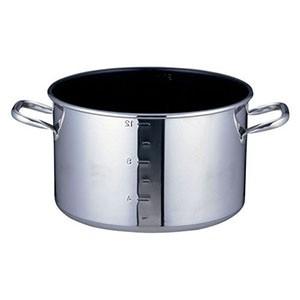TKG SA パワー デンジ アルファ 半寸胴鍋 27cm 蓋無 目盛付 AHV9303 遠藤商事