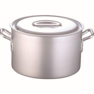 TKG 半寸胴鍋 アルミニウム アルマイト加工 蓋付 51cm AHV6251 遠藤商事