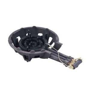 TKG 鋳物コンロ DE-30n 鋳物コンロ 三重 パイロット付 LP プロパン用 遠藤商事