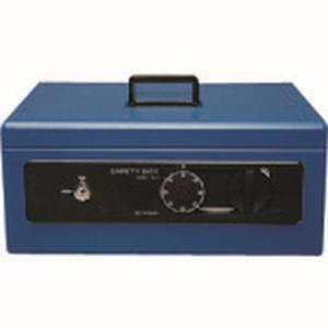 アイリスオーヤマ SBX-A4-BL 手提げ金庫 SBX-A4 ブルー 558234