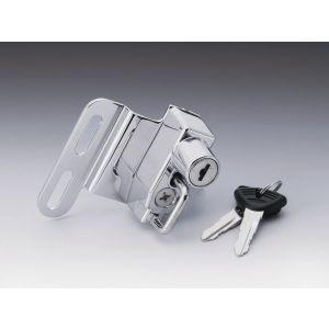 キジマ HD-05138 ヘルメットホルダー シーシーバープレートon クロームロック KIJIMA