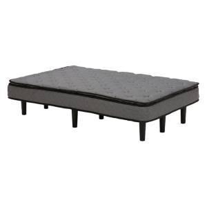 萩原 KMB-3108SD-GY ポケットコイルマットレスベッド グレー メーカー直送 代引不可 北海道沖縄離島不可