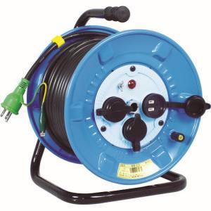 電工ドラム 防雨・防塵型 ポッキンプラグ コンセント接地2P15A125V 3-7234-01 NPW-E33