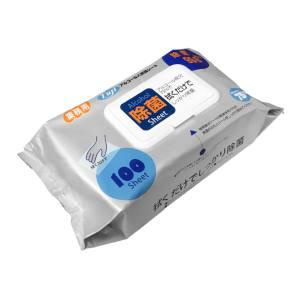 フジナップ フジアルコール入除菌シート100枚×24  1ケース 913500 法人限定 メーカー直送 代引不可 北海道沖縄離島不可 の商品画像