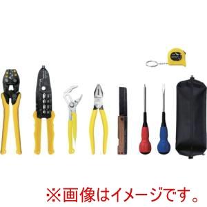 ツノダ TS-E03 電気工事士技能試験工具セット 9点セット 圧着工具 大