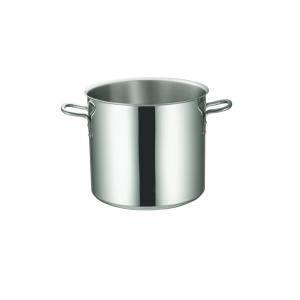 KO IH マエストロ 3層鋼クラッド 寸胴鍋 27cm 13.0L 本体 本間製作所 仔犬印