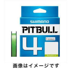 【メール便選択可】シマノ SHIMANO ピットブル(PITBULL) 4 ライムグリーン 1号 200m PL-M64R｜akibaoo