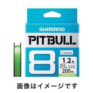 シマノ SHIMANO ピットブル(PITBULL) 8 ライムグリーン 2号 200m PL-M68R｜akibaoo