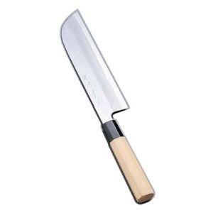 實光 堺實光 紋鍛 鎌薄刃庖丁 片刃 19.5cm