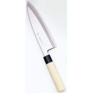 實光 堺實光 特製霞 出刃 片刃 21cm 34386