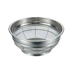 本間冬治工業 弁慶 18-8 ステンレス 浅型ざる 46cm 11升 HF-12