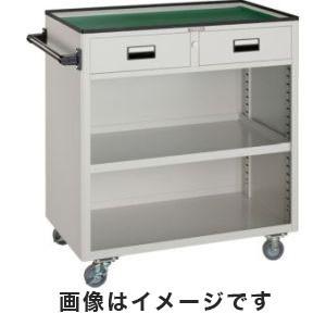 ツールワゴン 800×500×H880 引出・幕板付 W NTS-404N-W メーカー直送 代引不可