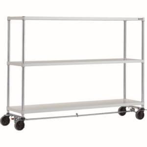 トラスコ PER-4643-U125-B4-W フェニックスラック 1800X450 3段 U車輪4輪S付 W色 抗菌粉体塗装 メーカー直送 代引不可 北海道 沖縄 離島不可