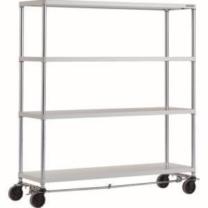 トラスコ PER-5544-U125-B4-W フェニックスラック 1500X450 4段 U車輪4輪S付 W色 抗菌粉体塗装 メーカー直送 代引不可 北海道 沖縄 離島不可