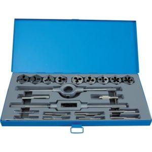 トラスコ THTD-CSET メートルネジ用ハンドタップ、ダイスセット(並目)M3-M16 TRUSCO メーカー直送 代引不可 沖縄 離島不可