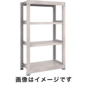 トラスコ M3型中量棚 H1500 W1800 D1121 4段 ネオグレー M3-56124 NG メーカー直送 代引不可