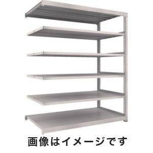 【ホワイト】TRUSCO トラスコ M3型中量棚 H2100 連結型 ネオグレー M376126B 組立品 組立設置不可 代引不可