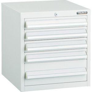 トラスコ LVR型キャビネット 392×412×H420 引出5段 W LVR-423W メーカー直送 代引不可 北海道・沖縄・離島不可